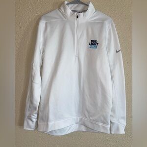 Men’s Bud Light Seltzer Nike Therma Repel Half Zip Pullover Size Small